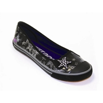 Rocket Dog Black Sparkle Pumps