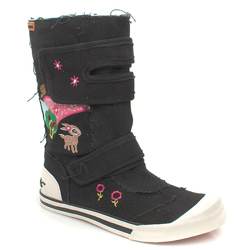 Rocket Dog Female Junebug Fabric Upper Casual in Black