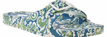 womens rocket dog white & blue blossom paisley