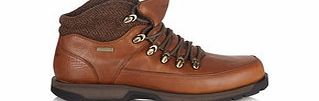 Boundary tan waterproof leather boots