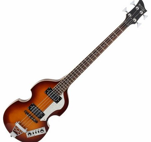 Rocktile VB-1 ``Sir Paul`` Vintage Beatbass (Violin Bass, Bass Guitar, Hollow Body, 2 Humbuckers) Sunburst