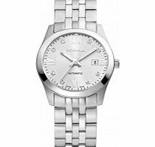Rodania Swiss Ladies Silver Xelos Automatic Watch
