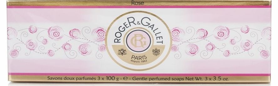 Roger and Gallet Rose Soap Coffret