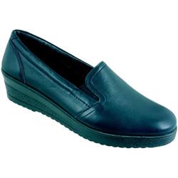 Rohde Female 1083 Leather Upper Leather Lining Casual Shoes in Black, Navy