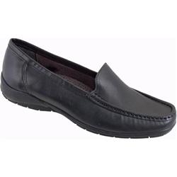 Rohde Female 9570 Leather Upper Leather Lining Casual in Black, Claret