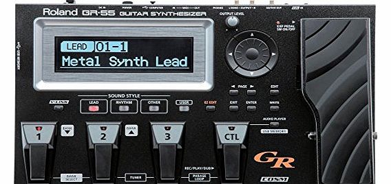 ROLAND  GR55 Guitar Synthesizer with GK3 Pickup (Black)