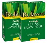 Rolawn GroRight Spring Lawn Food Twin Pack