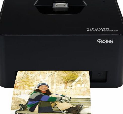 Rollei 20684 WIFI Photo Printer Black THERMAL SUBLIMA. Colour