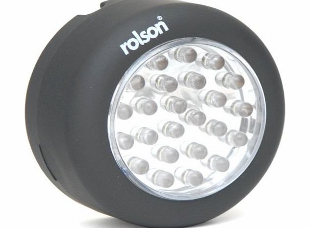 Rolson Tools 60702 24 LED Magnetic Lamp with Hook