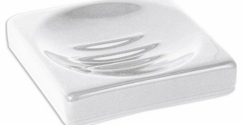 Enzo Rodi Stellaccessoire 84341 Soap Dish Square Ceramic White