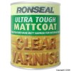 Ultra Tough Matt Coat Clear Varnish 750ml