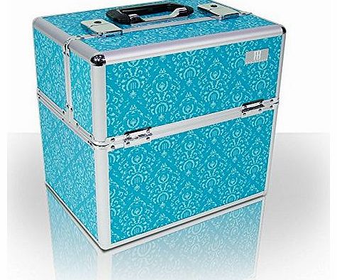 Beauty Box Onyx Imperial Teal Cosmetic Case Professional Beauty Tools Storage Holder