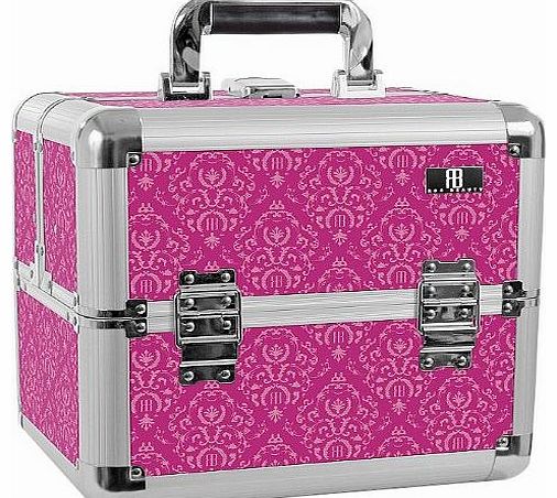 Roo Beauty Professional Beauty Case Organizer Mombasa Imperial Pink Manicure Tools Storage Box