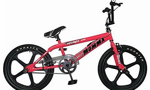 Rooster 2015 Rooster Big Momma Girls Bmx Bike 20`` Skyway Mag Wheels Gyro Stunt Pegs RS44