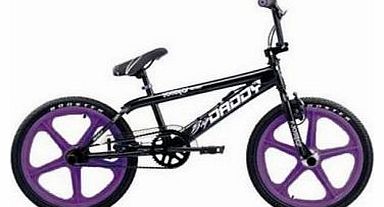 Big Daddy Kids Bmx Bike Gyro Stunt Pegs 20`` Purple Skyway Mag Wheel rs73