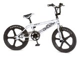 BMX Bike Rooster Big Daddy Silver With Black Mags