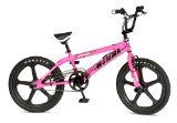 Rooster BMX Bike Rooster Big Momma Neon Pink With Black Mags
