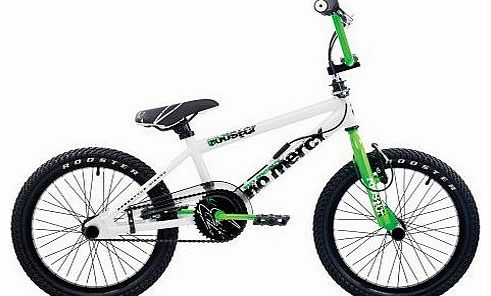 Rooster No Mercy-16 BMX Bike - White/Green