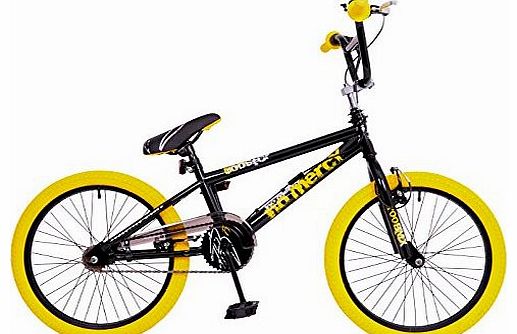 Rooster No Mercy BMX Bike - Black/Yellow