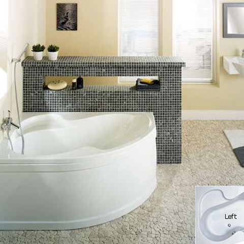 Acrylate Asymmetric Corner Bath with