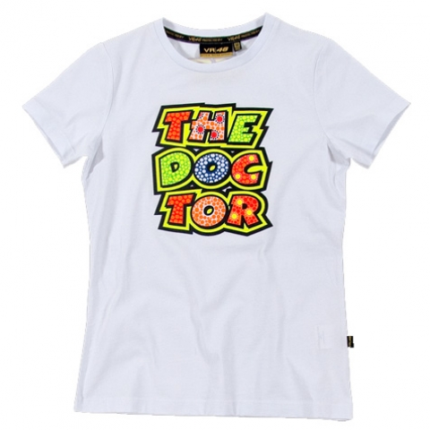 Valentino Rossi Ladies T-Shirt The Doctor Words