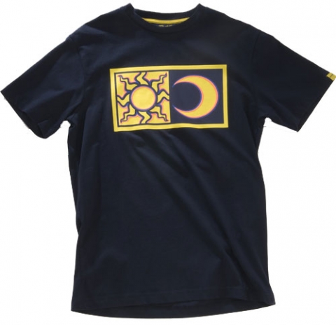 Valentino Rossi T-Shirt Sun/Moon - Blue