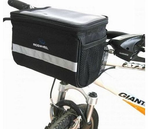 Bike Bicycle Cycling Handlebar Bag Front Tube Pannier Rack Bag Basket