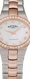 Rot Ladies Rose Gold and Stainless Steel Bracelet Watch. (91EGC63)