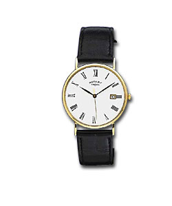 Rotary 9ct Gold Strap Watch