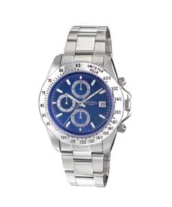 Rotary Gents Stainless Steel Chronograph Watch