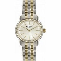 Rotary Ladies Champagne Two Tone Watch