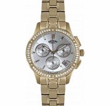 Rotary Ladies Chronograph Steel Bracelet Watch