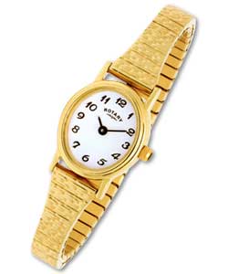 Rotary Ladies Oval Dial Expander Watch