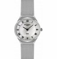 Rotary Ladies Ultra Slim Silver Watch