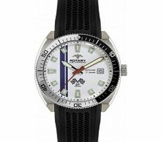 Rotary Mens Aquaspeed Black White Watch