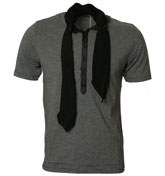 Black and Grey Stripe T-Shirt