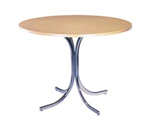Round concave table