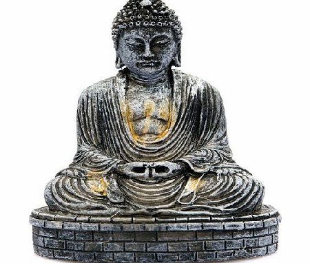 Round Wood Trading Sitting Desktop Buddha - Ornament/Statue