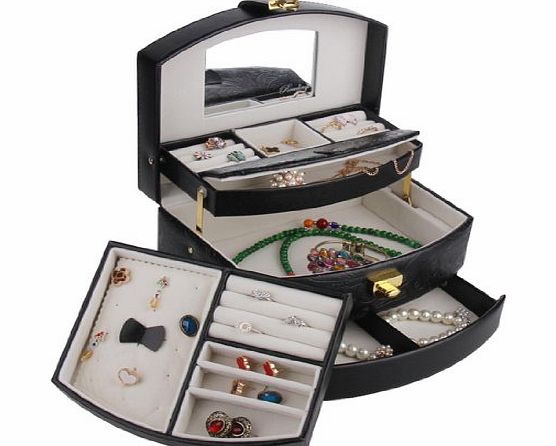 Rowling Large Jewellery Boxes Beads Storage Display Case jewellery Organizer