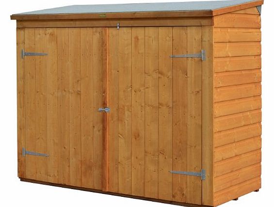 Rowlinson 6ft x 3ft Wooden Shiplap Garden Shed