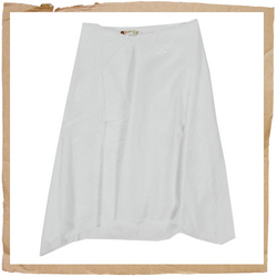 Roxy Bloom Lo Skirt White