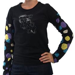 Girls Transit Punchbowl LS T-Shirt - True Blk
