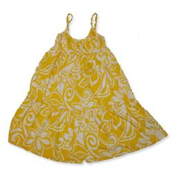 Surfin California Dress - Yellow