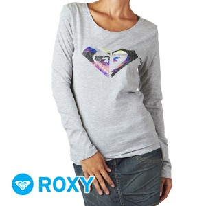 T-Shirts - Roxy Heart Long Sleeve T-Shirt -