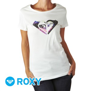 T-Shirts - Roxy Heart T-Shirt - Milk