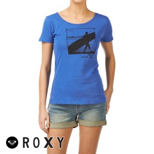T-Shirts - Roxy Malibu T-Shirt - Amparo Blue