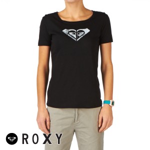 T-Shirts - Roxy Scrapped T-Shirt - Black