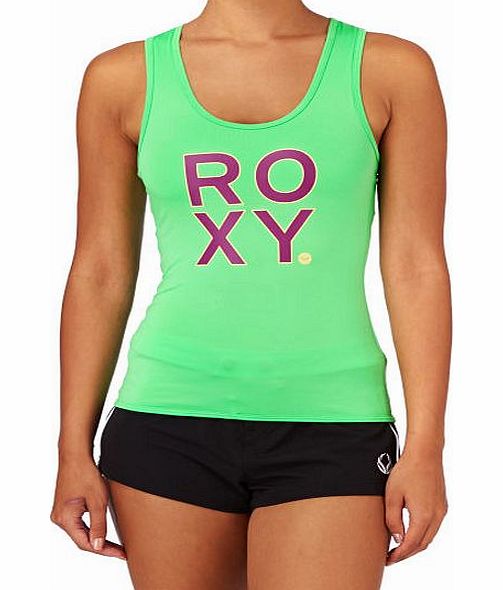 Roxy Womens Roxy Proud Tank Top Surf Tee - Green