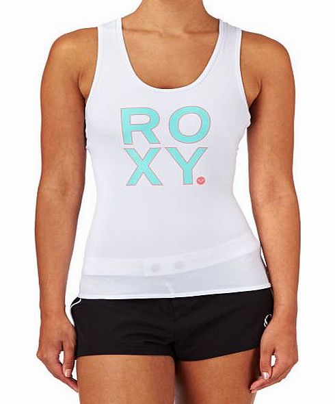 Roxy Womens Roxy Proud Tank Top Surf Tee - White