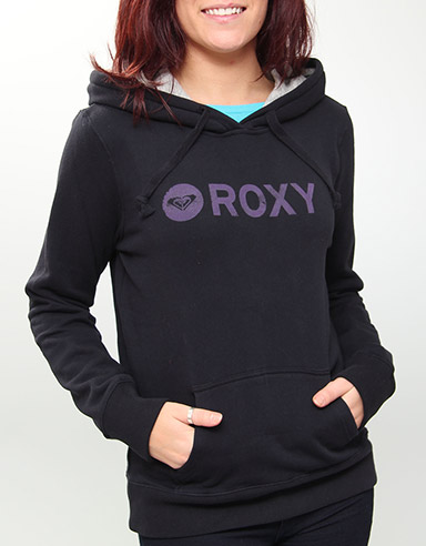 Roxy Wordmark Hoody - Black